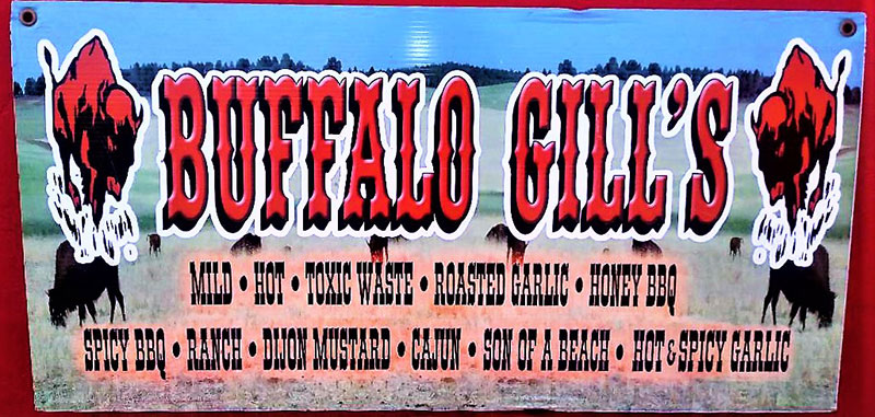Buffalo Gills Menu